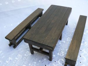 Handmade Tudor Table and Benches